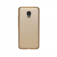 Пластиковая накладка soft-touch с защитой торцов Joyroom для Meizu M3 / M3 mini / M3s Золотой