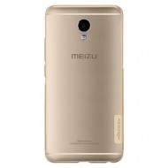 TPU чехол Nillkin Nature Series для Meizu M5 Note Золотой (прозрачный)