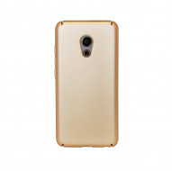 Пластиковая накладка soft-touch с защитой торцов Joyroom для Meizu Pro 6 Золотой