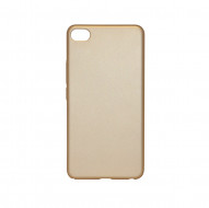 Пластиковая накладка soft-touch с защитой торцов Joyroom для Meizu U20 Золотой