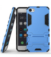 Ударопрочный чехол-подставка Transformer для Meizu U20 с мощной защитой корпуса Синий / Navy