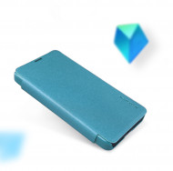 Кожаный чехол (книжка) Nillkin Sparkle Series для Microsoft Lumia 430  Бирюзовый