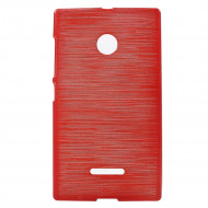 TPU Pearl Lines чехол для Microsoft Lumia 435 Dual Sim Красный
