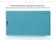 Кожаный чехол (книжка) Nillkin Sparkle Series для Microsoft Lumia 532 Dual Sim  Бирюзовый