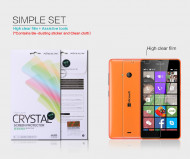 Защитная пленка Nillkin Crystal для Microsoft Lumia 540 Анти-отпечатки