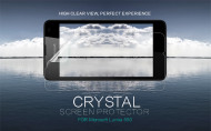 Защитная пленка Nillkin Crystal для Microsoft Lumia 550 Анти-отпечатки