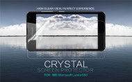 Защитная пленка Nillkin Crystal для Microsoft Lumia 650 Анти-отпечатки