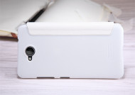 Кожаный чехол (книжка) Nillkin Sparkle Series для Microsoft Lumia 650 Белый