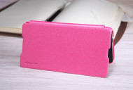 Кожаный чехол (книжка) Nillkin Sparkle Series для Microsoft Lumia 650 Розовый
