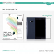 Защитная пленка Nillkin Crystal для Microsoft Lumia 730/735 Анти-отпечатки