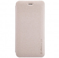 Кожаный чехол (книжка) Nillkin Sparkle Series для Apple iPhone 6/6s (4.7")  Золотой