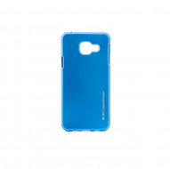 TPU чехол Mercury iJelly Metal series для Samsung A310F Galaxy A3 (2016) Синий