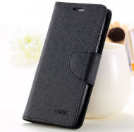 Чехол (книжка) Mercury Fancy Diary series для Samsung A310F Galaxy A3 (2016) Черный / Черный