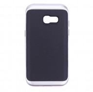 TPU+PC чехол MOTOMO (Frosted) для Samsung A320 Galaxy A3 (2017) Серебряный