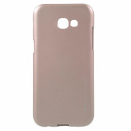 TPU чехол Mercury iJelly Metal series для Samsung A520 Galaxy A5 (2017) Rose Gold