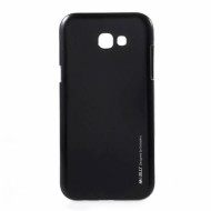 TPU чехол Mercury iJelly Metal series для Samsung A720 Galaxy A7 (2017) Черный