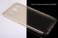 TPU чехол Nillkin Nature Series для Samsung E500H/DS Galaxy E5 Золотой (прозрачный)