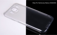 TPU чехол Nillkin Nature Series для Samsung E500H/DS Galaxy E5 Серый (прозрачный)
