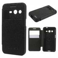 Чехол (книжка) Mercury Wow Bumper series для Samsung G355 Galaxy Core 2 Черный