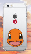 Прозрачный силиконовый чехол "Pokemon Go" для Apple iPhone 6/6s (4.7") Charmander / face