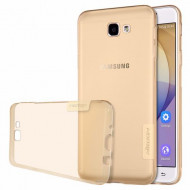 TPU чехол Nillkin Nature Series для Samsung G570F Galaxy J5 Prime (2016) Золотой (прозрачный)