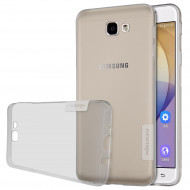 TPU чехол Nillkin Nature Series для Samsung G610F Galaxy J7 Prime (2016) Серый (прозрачный)