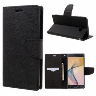 Чехол (книжка) Mercury Fancy Diary series для Samsung G610F Galaxy J7 Prime (2016) Черный