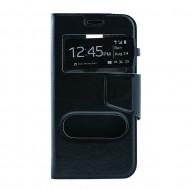 Чехол (книжка) с TPU креплением для Samsung G800H Galaxy S5 mini Черный