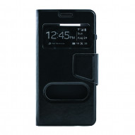 Чехол (книжка) с TPU креплением для Samsung G850F Galaxy Alpha Черный