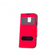 Чехол (книжка) с TPU креплением для Samsung G900 Galaxy S5 Красный