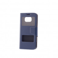 Чехол (книжка) с TPU креплением для Samsung G925F Galaxy S6 Edge Синий