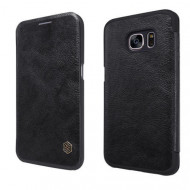 Кожаный чехол (книжка) Nillkin Qin Series для Samsung G930F Galaxy S7 Черный