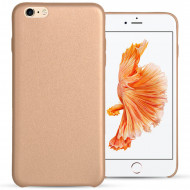 Ультратонкая кожаная PU накладка для Apple iPhone 6/6s (4.7") Золотой