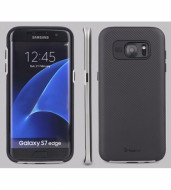 Чехол iPaky TPU+PC для Samsung G935F Galaxy S7 Edge Черный / Серебряный