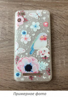 TPU чехол матовый soft touch color для Samsung G950 Galaxy S8 Птичка