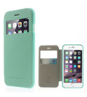 Чехол (книжка) Mercury Wow Bumper series для Apple iPhone 6/6s (4.7") Бирюзовый