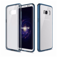 TPU+PC чехол Rock Pure Series для Samsung G950 Galaxy S8 Синий / Transparent Blue