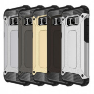 Бронированный противоударный TPU+PC чехол Immortal для Samsung G950 Galaxy S8 Серый / Metal slate