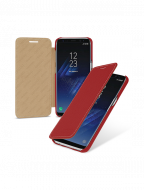Кожаный чехол (книжка) TETDED для Samsung G950 Galaxy S8 Красный / Red