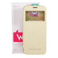 Чехол (книжка) Mercury Wow Bumper series для Samsung G950 Galaxy S8 Золотой