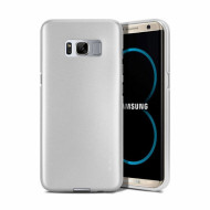 TPU чехол Mercury iJelly Metal series для Samsung G955 Galaxy S8 Plus Серебряный
