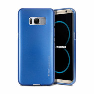 TPU чехол Mercury iJelly Metal series для Samsung G955 Galaxy S8 Plus Синий
