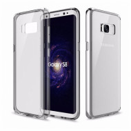 TPU+PC чехол Rock Pure Series для Samsung G955 Galaxy S8 Plus Черный / Transparent black