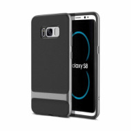 TPU+PC чехол Rock Royce Series для Samsung G955 Galaxy S8 Plus Черный / Серый
