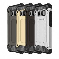 Бронированный противоударный TPU+PC чехол Immortal для Samsung G955 Galaxy S8 Plus Серый / Metal slate