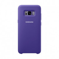 Оригинальный силиконовый чехол для Samsung G955 Galaxy S8 Plus Фиолетовый / Purple