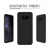 Пластиковая накладка Nillkin Synthetic Fiber series для Samsung G955 Galaxy S8 Plus Черный