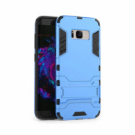 Ударопрочный чехол-подставка Transformer для Samsung G955 Galaxy S8 Plus с мощной защитой корпуса Синий / Navy