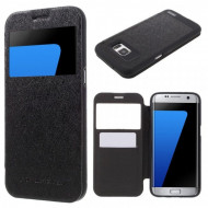 Чехол (книжка) Mercury Wow Bumper series для Samsung G955 Galaxy S8 Plus Черный