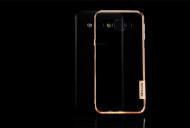 TPU чехол Nillkin Nature Series для Samsung Galaxy A8 Золотой (прозрачный)